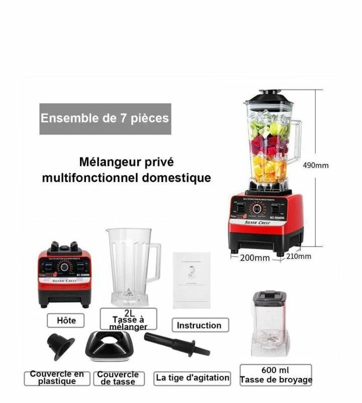 Mélangeur Broyeur Silver Crest