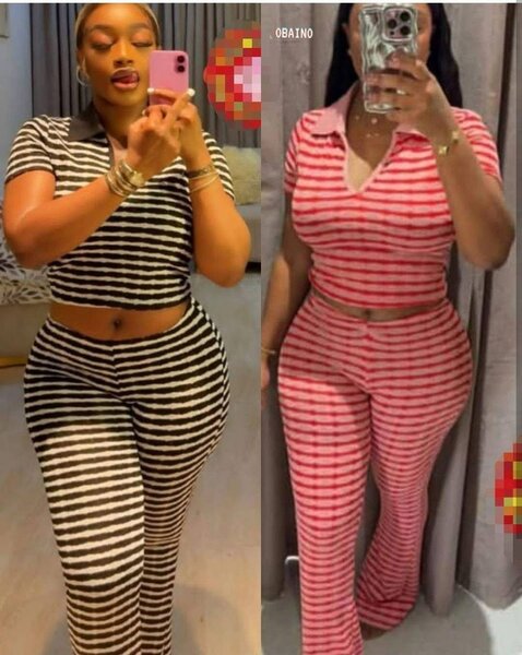 Tenue Ensemble Femme Rayé