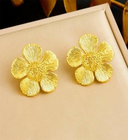 Boucles d'oreilles or plaqué