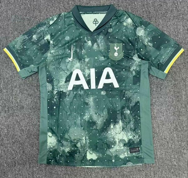 Maillot de foot vert à motifs