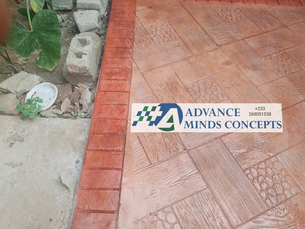Decorative Stamp Concrete imprint ( square wood)
