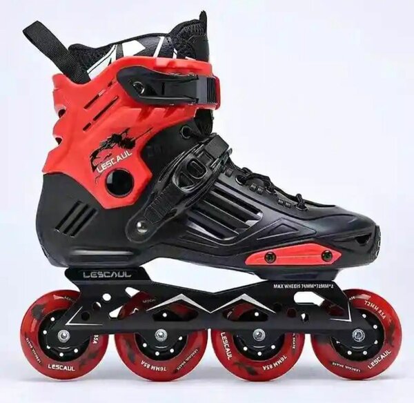 Patins à roulettes Lescaul - Rouge & Blanc