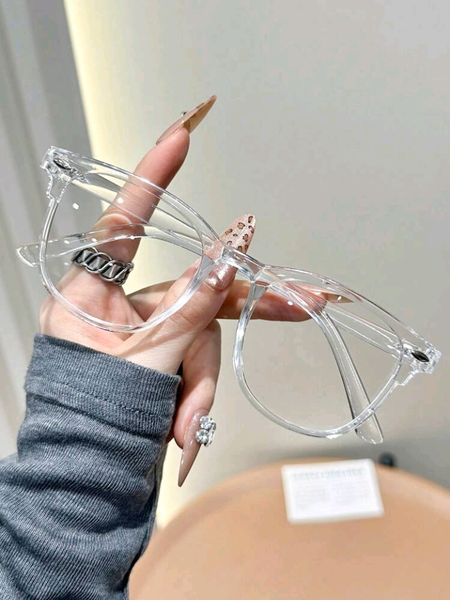 Lunette de mode transparente