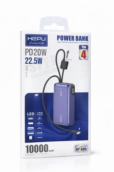 Power Bank HEPU 10000mAh