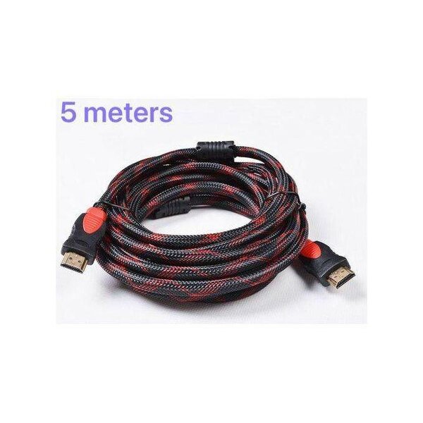 Câble HDMI 5m Tressé