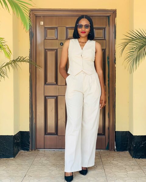 Two piece suit(Linen material)