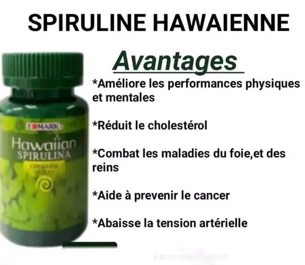 Spiruline Hawaïenne Edmark