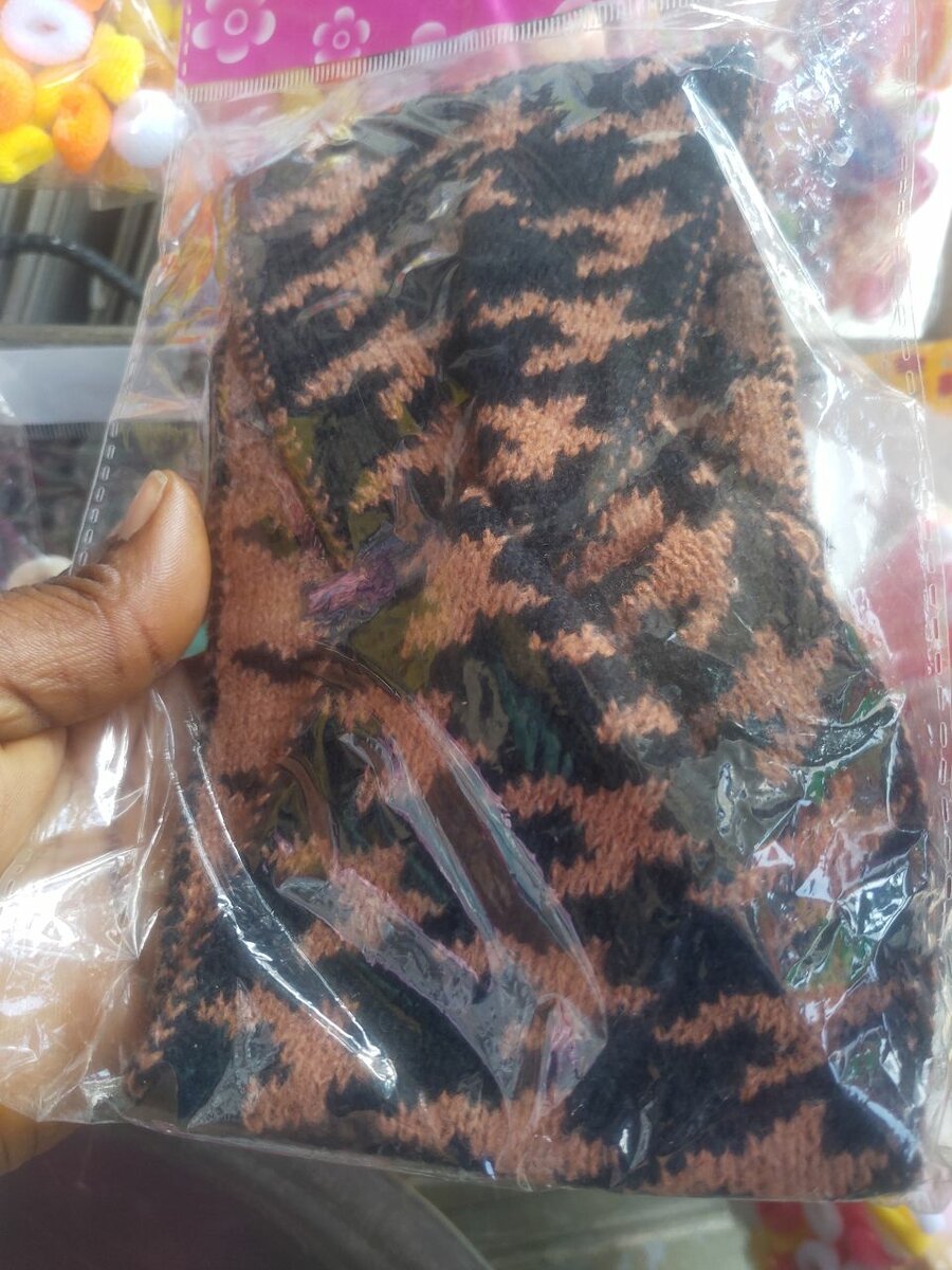 Bandeau tricotée camouflage