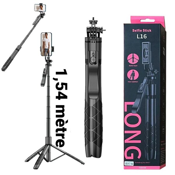 Bâton de selfie télescopique L16