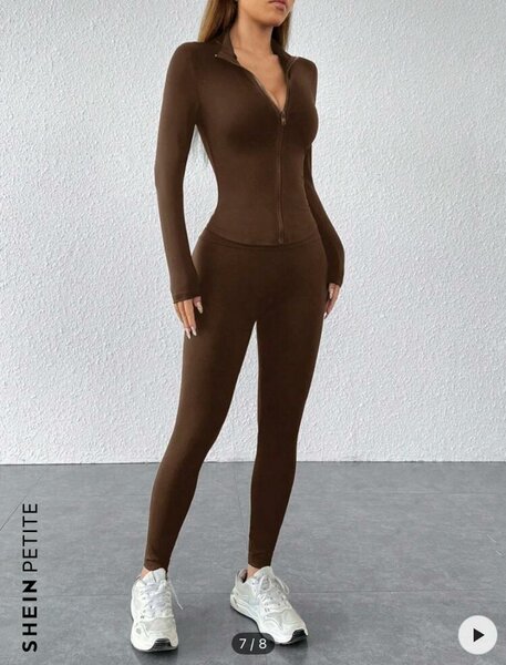 Combinaison moulante marron