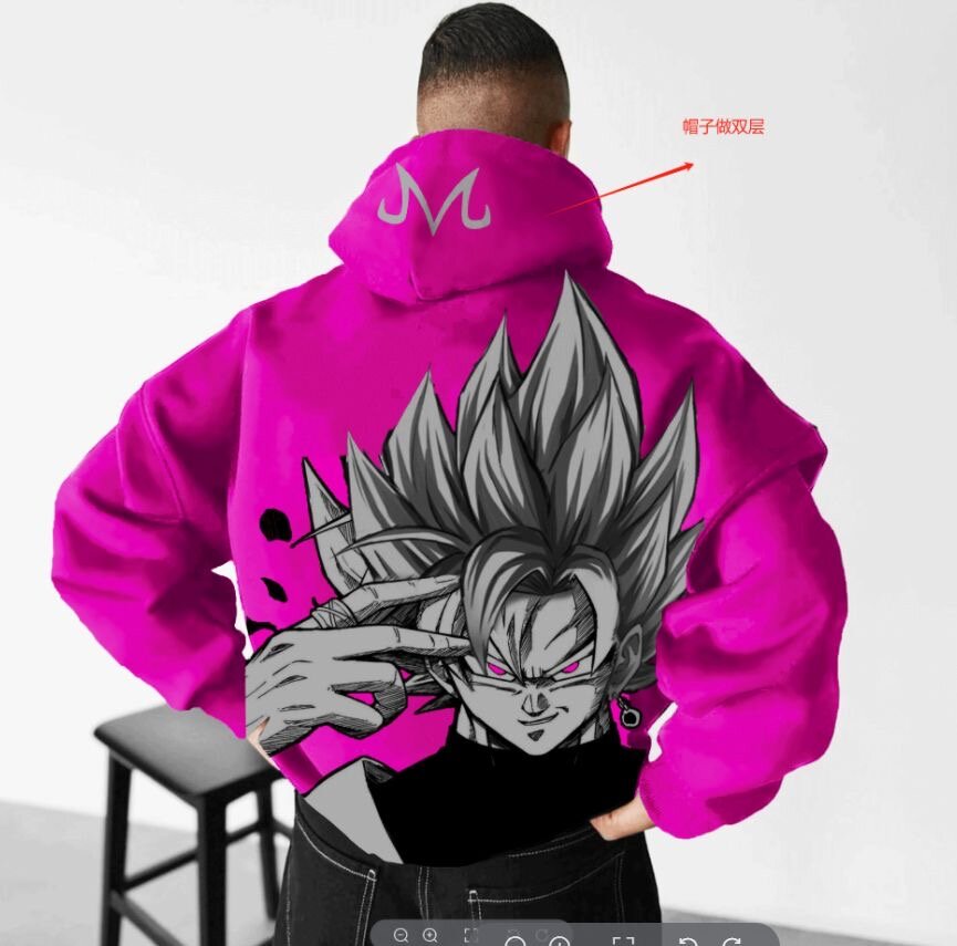 Sweat à capuche animé pour hommes