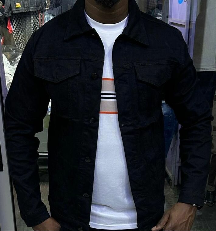 Veste en denim élégante homme