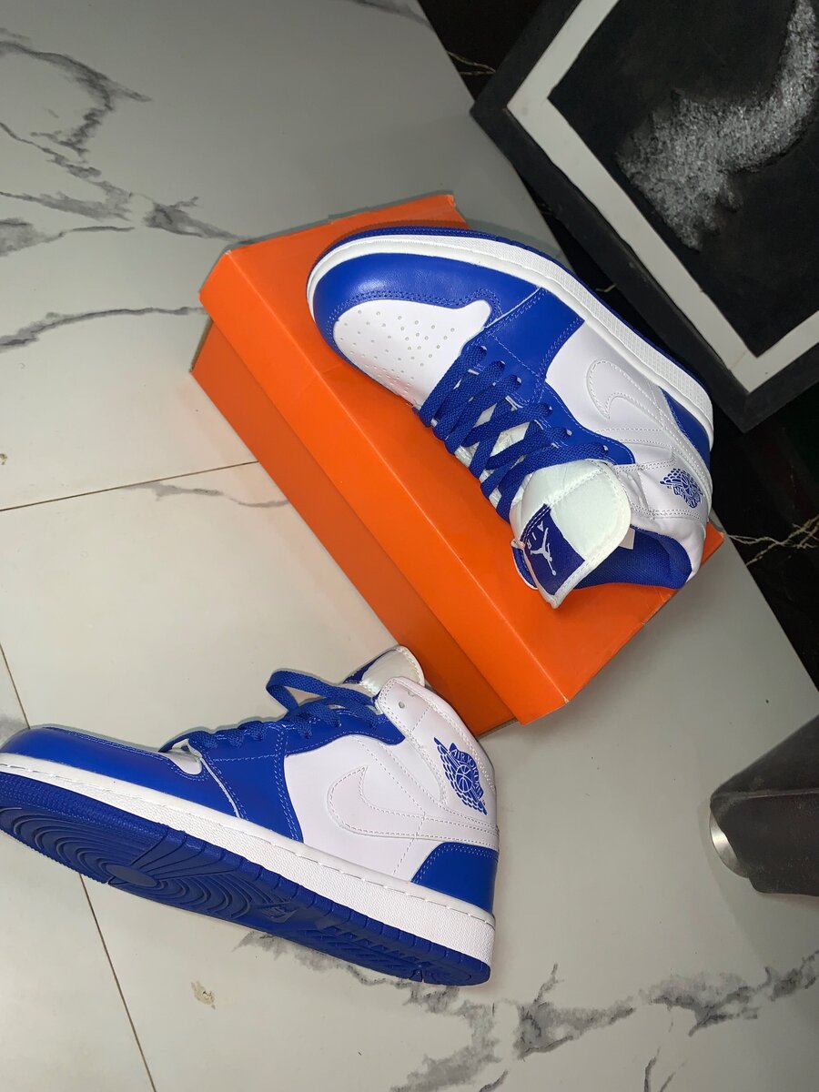 Jordan 1 high dunk blue &white