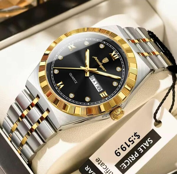 Montre bracelet or et argent