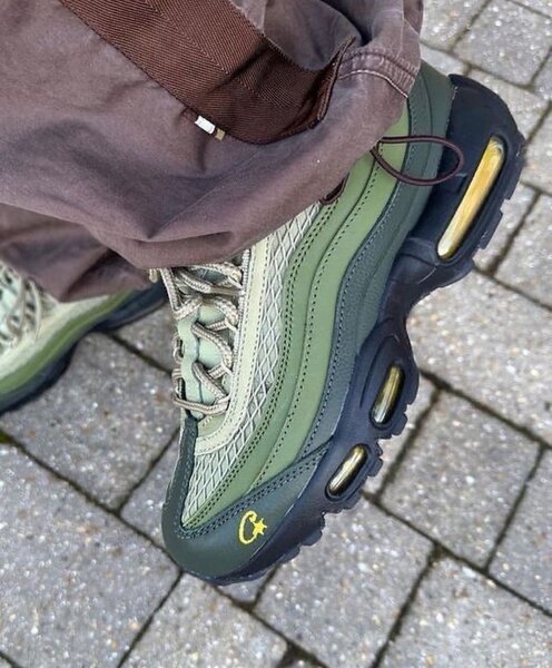 Baskets Air Max 95 Vert Stylées