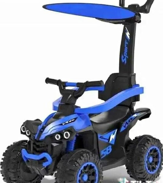 Voiture électrique enfant bleu sport