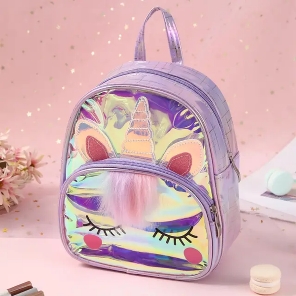 Sac à dos licorne holographique