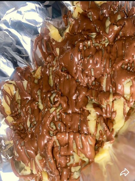 Frites au chocolat crêpes