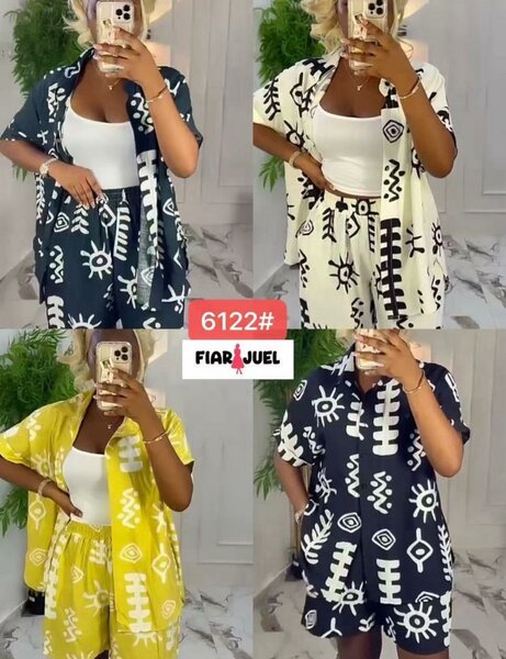 Ensemble femme chic africain