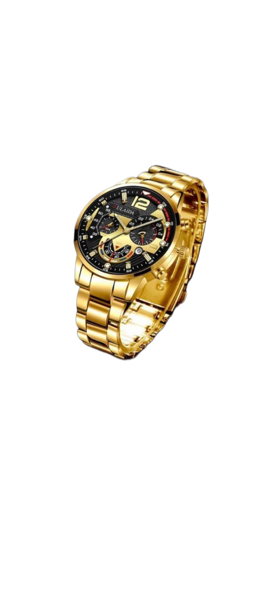 Montre Homme Luxe Dorée