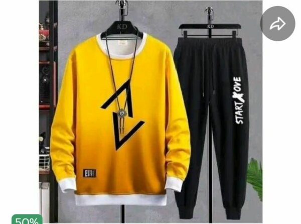 Ensemble de sport stylé jaune