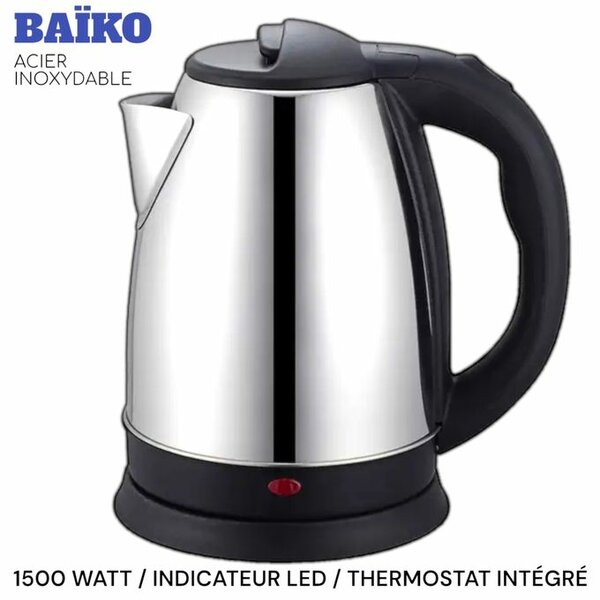 Thermos Electrique / Chauffe Eau- Acier Inoxydable - Argent