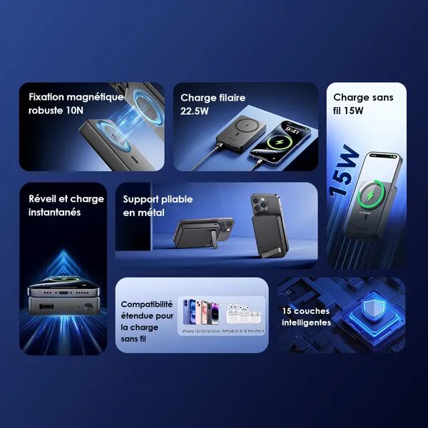 Oraimo powerbank magnétique