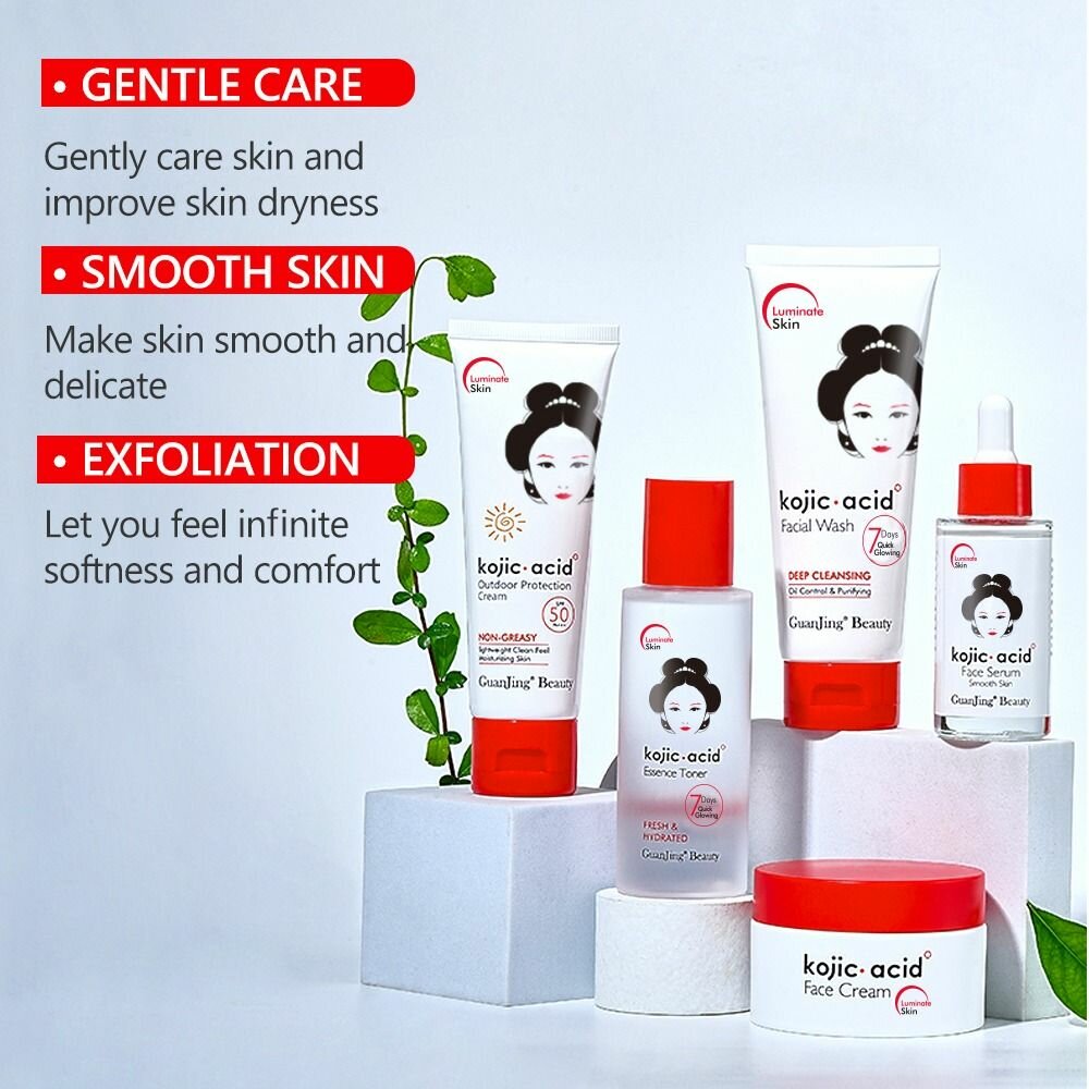 Soin visage Kojic Acid 5 pièces