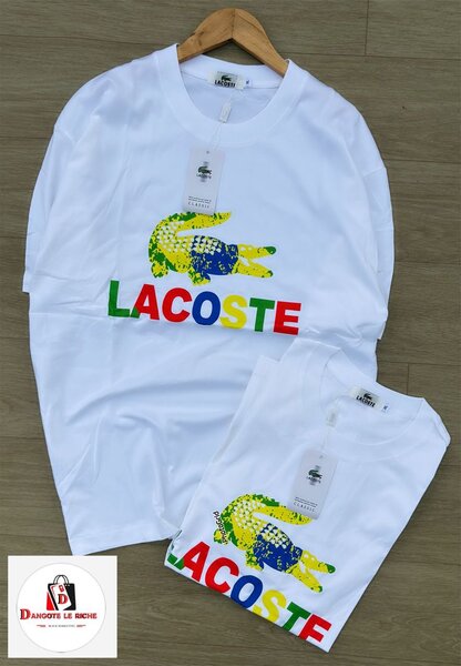 T-shirt Lacoste Unisexe Blanc