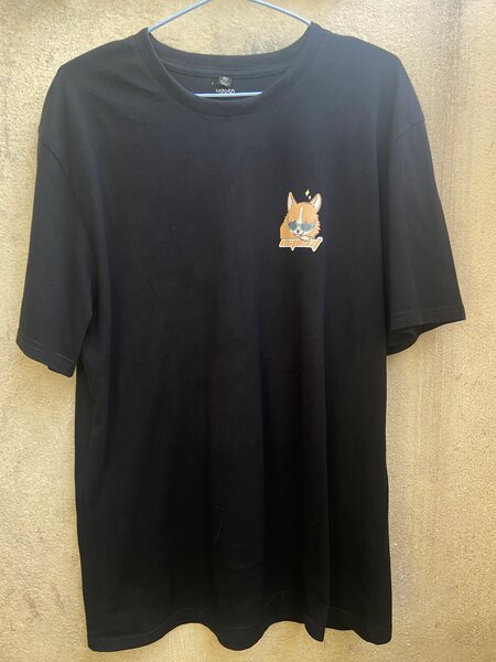 T-shirt noir "Lucky Dog"
