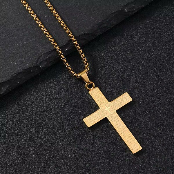 Collier Croix en Or pour Homme