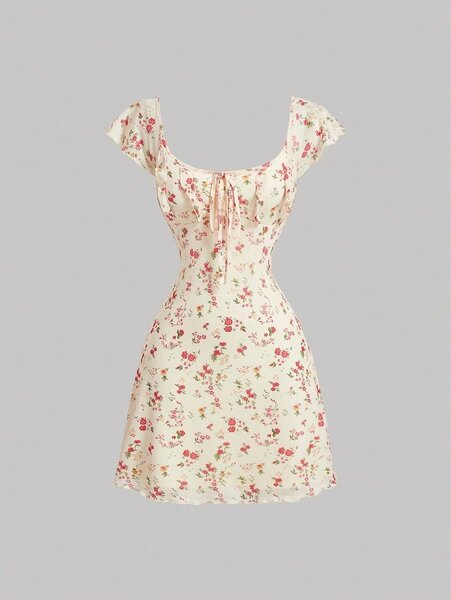 Robe à fleurs élégante