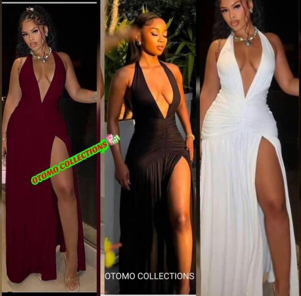 Robe Élegante Décolleté Profond