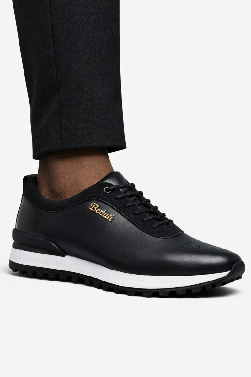 Sneakers en cuir Bertuti