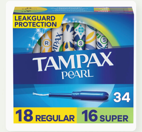 TAMPAX PEARL MULTIPACK TAMPONS