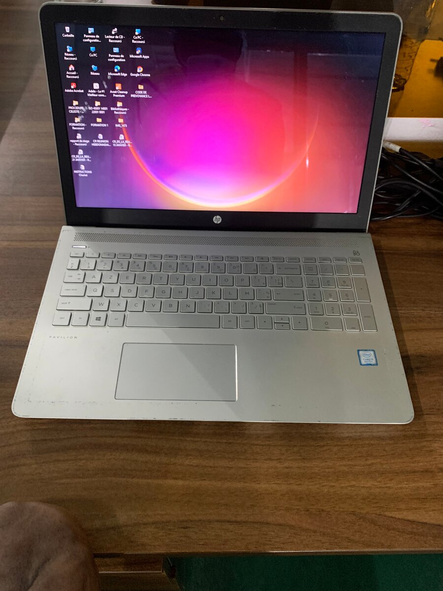 Ordinateur portable HP argent