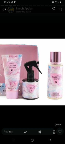 Forever Emotion Perfume and Lotion