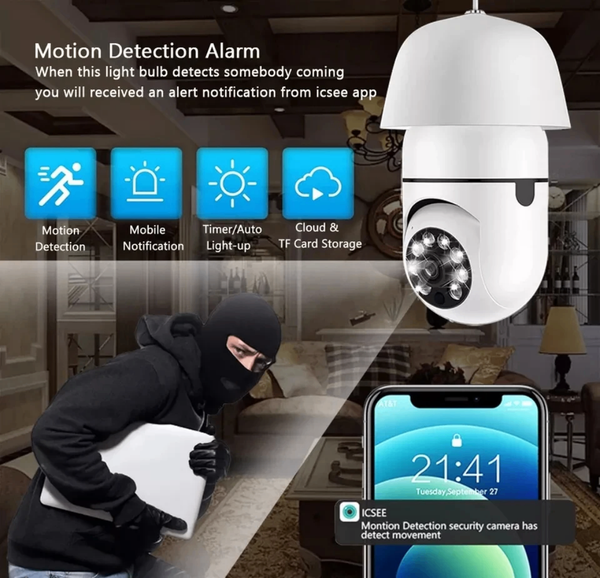 Bulb security camera Reduced price