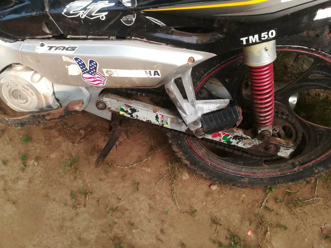 Moto vendu pour les pièces