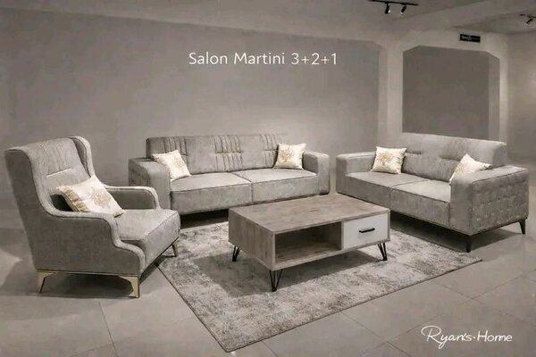 Ensemble canapé Salon Martini 3+2+1