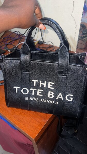 Stylish Black Tote Bag