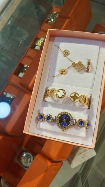 Ensemble Bijoux et Montre Élégants