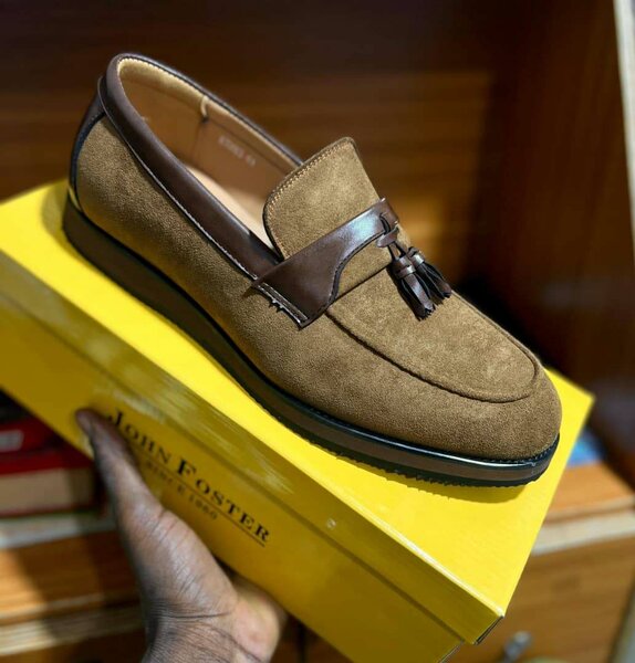 Mocassins en daim pour homme