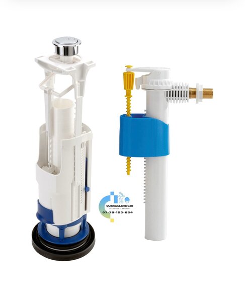 Mécanisme WC 1 chasse à étrier