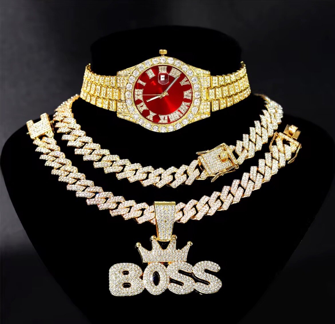 Montre et Collier "BOSS"