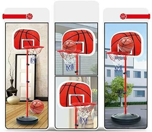 PANIER DE BASKET MOBILE SUR PIED 168 CM.