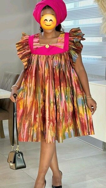 Robe Boubou Colorée Femme