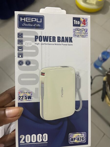 HEPU Power Bank 20000mAh - Chargeur Portable