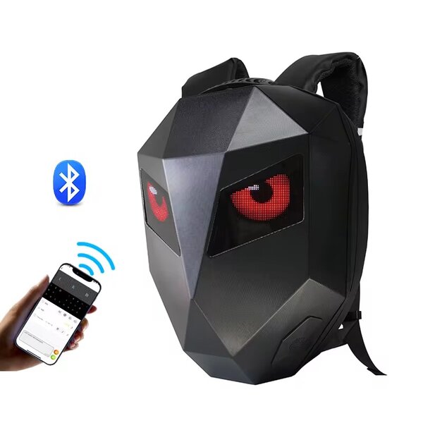 Sac à dos LED visage animé