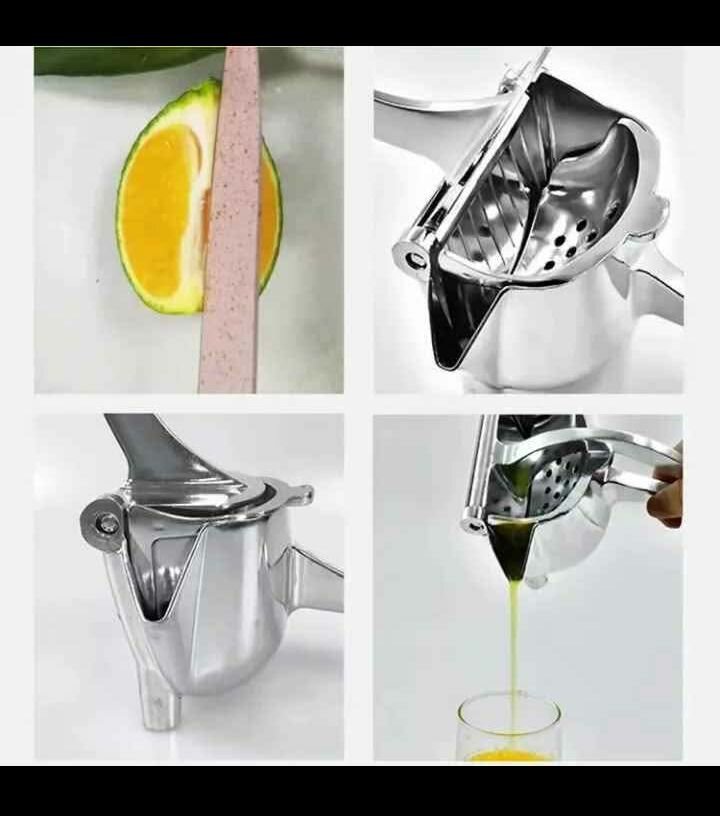 Presse-agrumes manuel en acier inoxydable